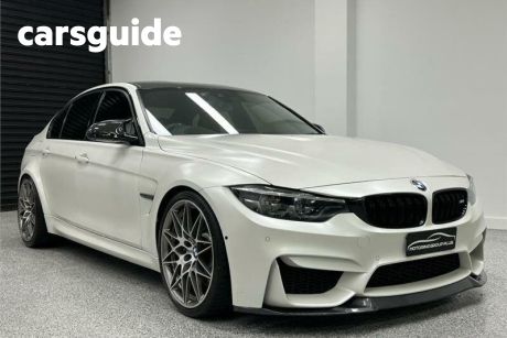 White 2017 BMW M3 Sedan Competition