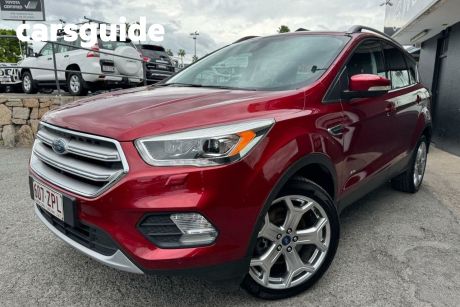 Red 2017 Ford Escape Wagon Titanium (awd)