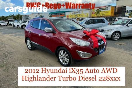 Red 2012 Hyundai IX35 Wagon Highlander (awd)