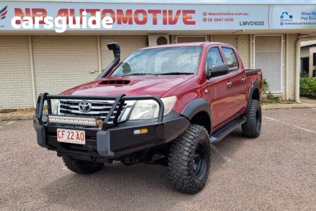 Red 2012 Toyota Hilux Dual Cab Chassis SR (4X4)