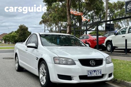 White 2011 Holden Commodore Utility Omega