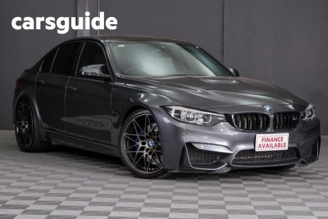 Grey 2018 BMW M3 Sedan