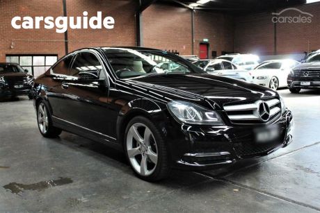 Black 2013 Mercedes-Benz C250 Coupe BE