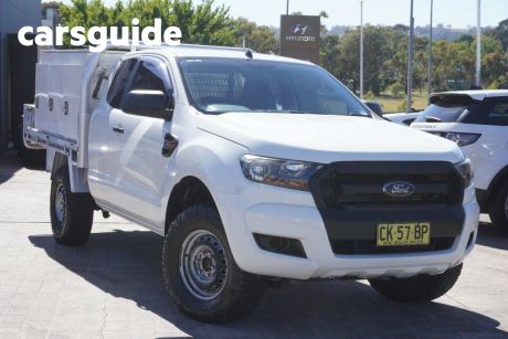 White 2016 Ford Ranger Crew Cab Chassis XL 2.2 (4X4)
