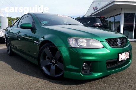 Green 2011 Holden Commodore Utility SS Thunder