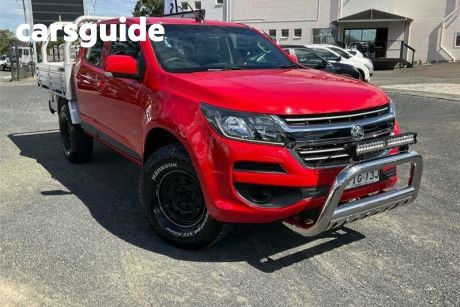 Red 2018 Holden Colorado Crew Cab Chassis LS-X Special Edition
