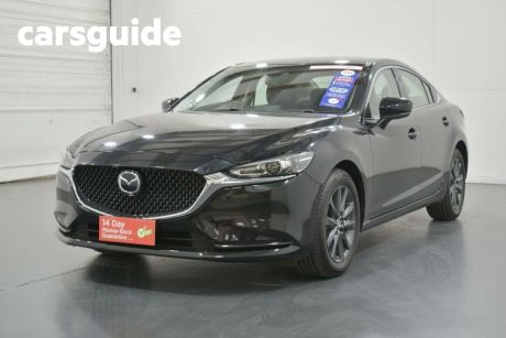Black 2018 Mazda 6 Sedan Sport