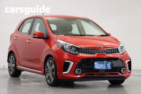 Red 2019 Kia Picanto Hatchback GT (turbo)