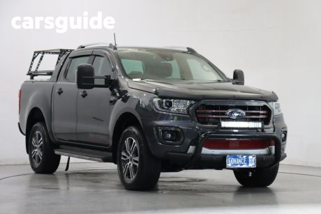 Grey 2022 Ford Ranger Double Cab Pick Up Wildtrak 3.2 (4X4)