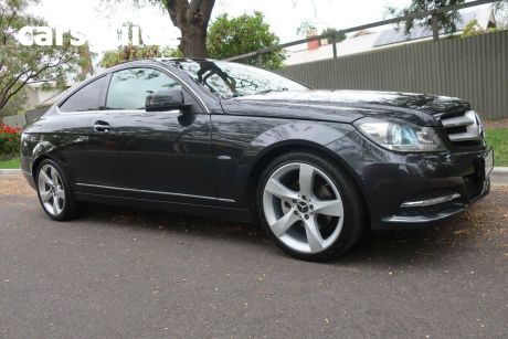 Grey 2012 Mercedes-Benz C250 Coupe BE