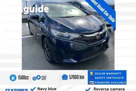 Blue 2016 Honda Fit Hatch Hybrid