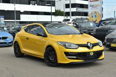 Yellow 2015 Renault Megane Coupe RS 275 CUP Premium