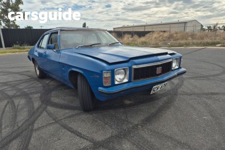 Blue 1977 Holden Monaro Sedan