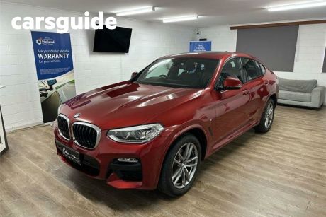Red 2019 BMW X4 Coupe Xdrive20I M Sport