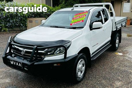 White 2018 Holden Colorado Space Cab Chassis LS (4X4) (5YR)