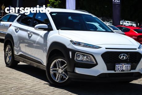 White 2019 Hyundai Kona Wagon Active (awd)