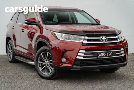 Red 2017 Toyota Kluger Wagon GXL (4X4)
