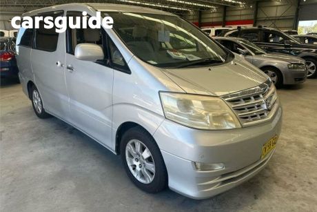 Silver 2007 Toyota Alphard Commercial G