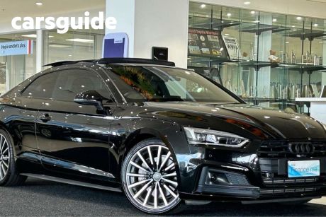 Black 2019 Audi A5 Coupe 45 Tfsi Quattro S Tronic Sport