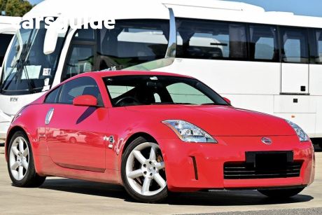 Red 2004 Nissan 350Z Coupe Track