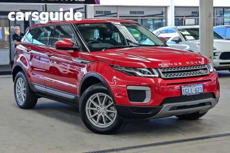 Red 2016 Land Rover Range Rover Evoque Wagon TD4 150 Pure