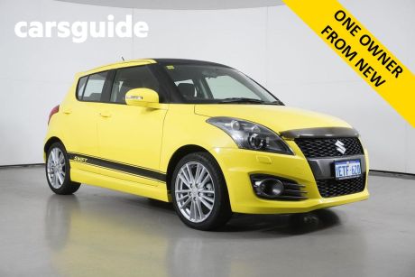 Yellow 2015 Suzuki Swift Hatchback Sport