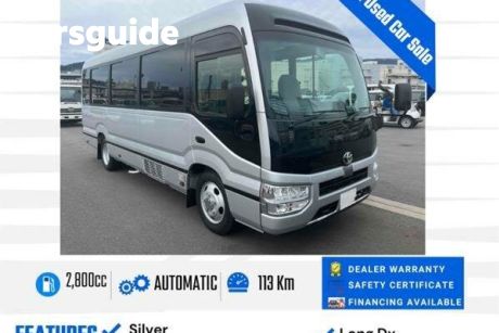 Silver 2023 Toyota Coaster OtherCar UNFITTED MOTORHOME