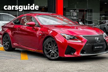 Red 2015 Lexus RC F Coupe
