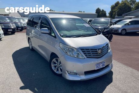 Silver 2008 Toyota Alphard Commercial Luxury 7 Seater People Mover - V6