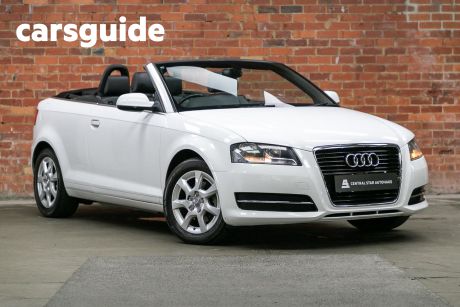 White 2010 Audi A3 Cabriolet 1.8 Tfsi Attraction