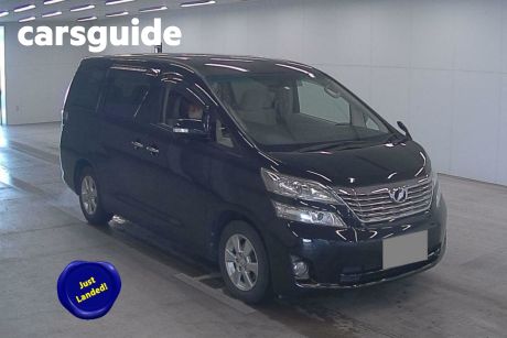 Black 2009 Toyota Vellfire Commercial 8 Seater Luxury People Mover