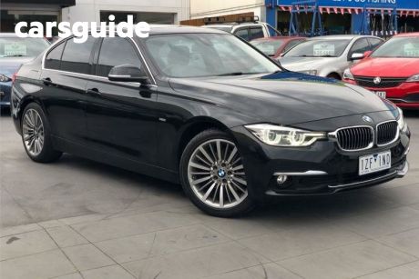 Black 2018 BMW 320D Sedan Luxury Line