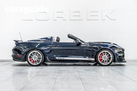 Blue 2021 Ford Mustang Convertible Shelby Supersnake Speedster Edition