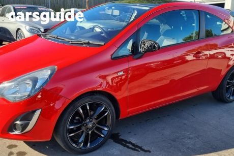 Red 2012 Opel Corsa Hatchback Colour