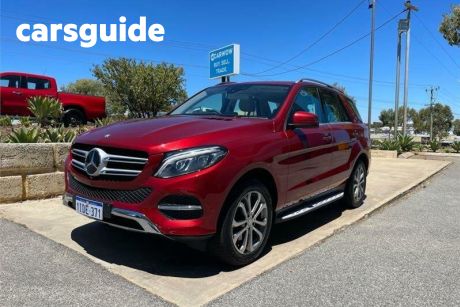 Red 2016 Mercedes-Benz GLE250 Wagon D