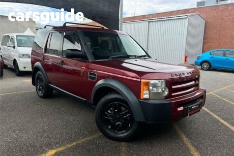 Red 2005 Land Rover Discovery 3 Wagon S