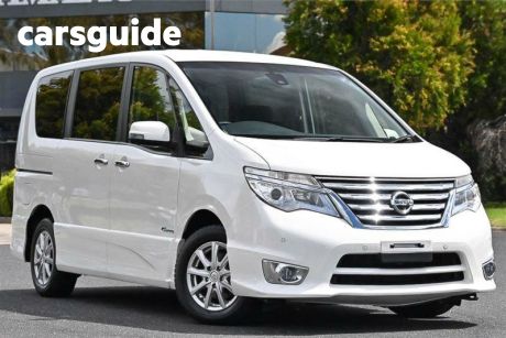 White 2014 Nissan Serena Wagon Highway Star Advanced Safety Package