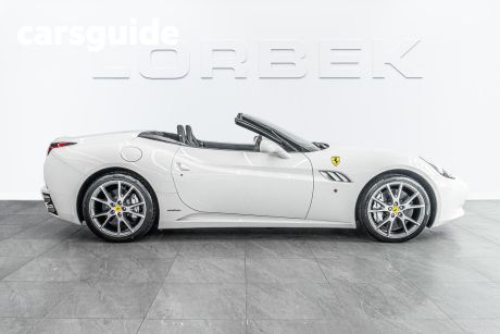 White 2013 Ferrari California Convertible 30 Edition