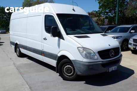 White 2010 Mercedes-Benz Sprinter Commercial 313CDI High Roof LWB