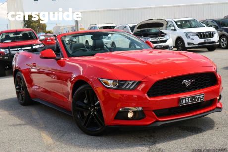 Red 2017 Ford Mustang Convertible 2.3 Gtdi