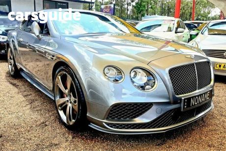 Grey 2016 Bentley Continental Coupe GT Speed