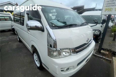 White 2009 Toyota HiAce Commercial DX HIGH ROOF WIDE BODY