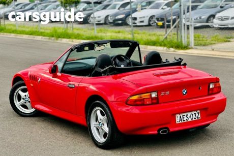 Red 1997 BMW Z3 Coupe E36-7 Roadster 2dr Man 5sp 1.9i Convertible