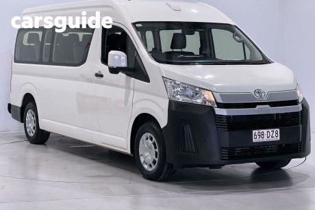 White 2022 Toyota HiAce Commercial Commuter
