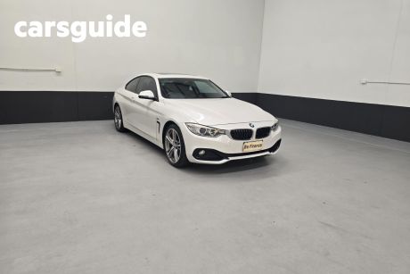 White 2015 BMW 420D Coupe Sport Line
