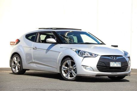 Silver 2013 Hyundai Veloster Hatch + Coupe D-CT