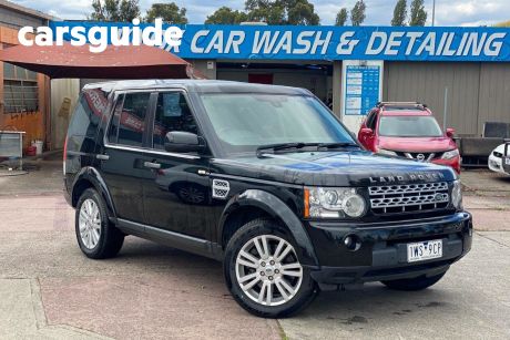 Black 2011 Land Rover Discovery 4 Wagon 3.0 SDV6 HSE