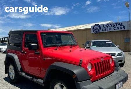 Red 2013 Jeep Wrangler Softtop Sport (4X4)