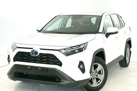 White 2022 Toyota RAV4 Wagon GX (awd) Hybrid