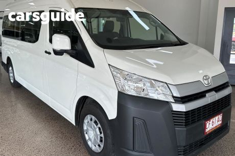 White 2022 Toyota HiAce Commercial Commuter High Roof Super LWB
